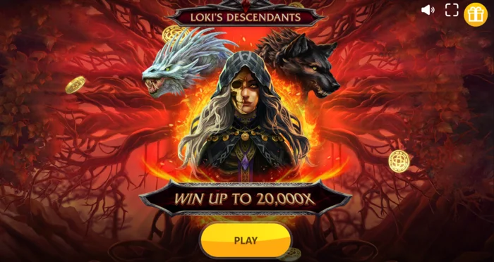 Loki's Descendants - ekrani kryesor me rrotullat 3-4-3-4-3